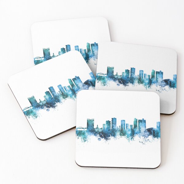 Artikelvorschau, Skyline von Fort Worth, Texas entworfen und verkauft von ArtPrints.