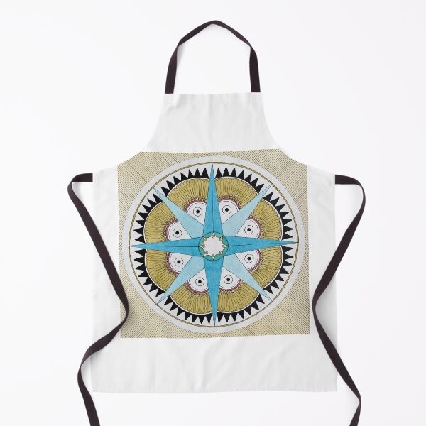 Item preview, Mandala in Aqua and Gold designed and sold by CreativeTemper.