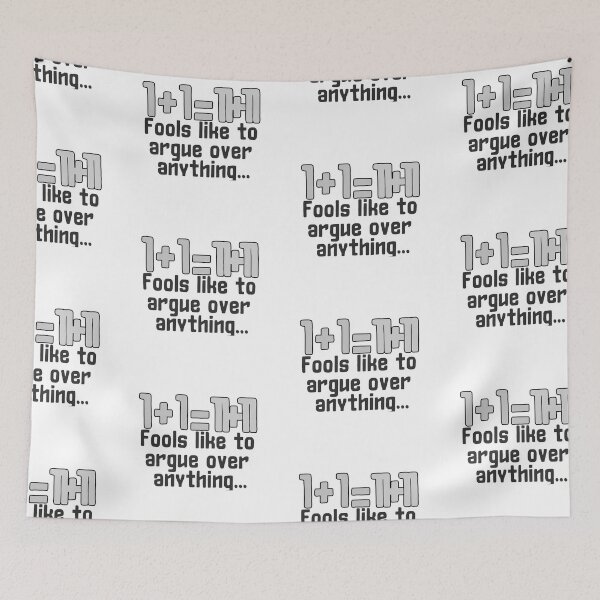 Item preview, Fools like to argue over anything sticker by DozyJov  designed and sold by DozyJov.