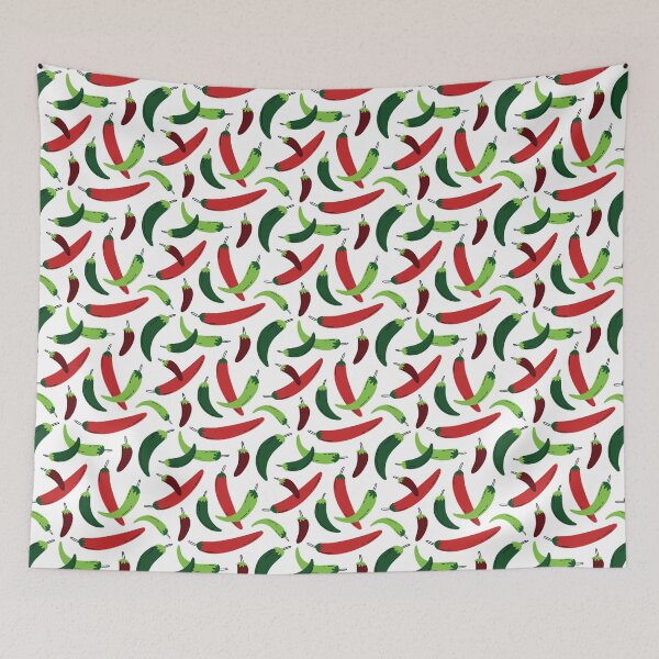 Item preview, Red and Green Chili Pepper Patten designed and sold by Sport-it.