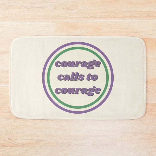 Item preview, Courage Calls To Courage Feminist Quote designed and sold by LoveLittleRobin.