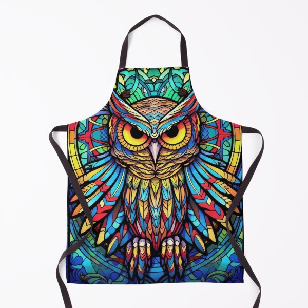 Item preview, Magical Stained Glass Owl Pattern designed and sold by Desfix.