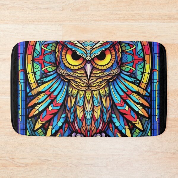 Item preview, Magical Stained Glass Owl Pattern designed and sold by Desfix.