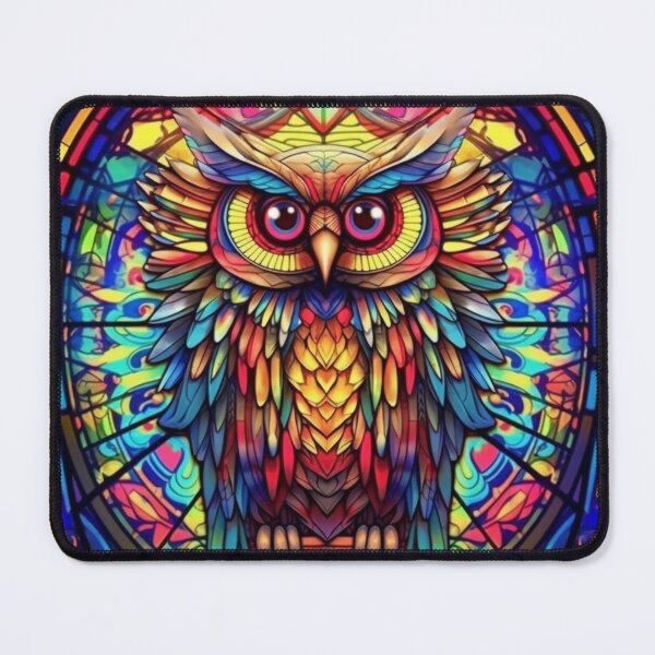 Item preview, Magical Stained Glass Owl Pattern designed and sold by Desfix.