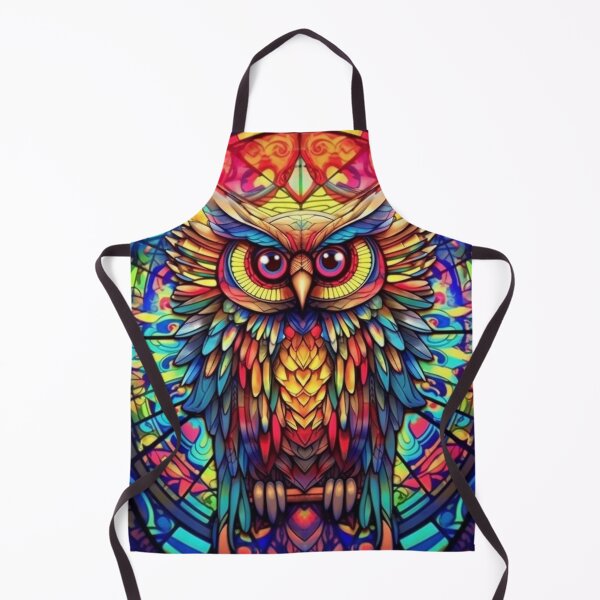 Item preview, Magical Stained Glass Owl Pattern designed and sold by Desfix.