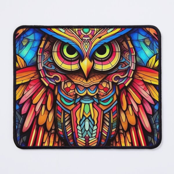 Item preview, Magical Stained Glass Owl Pattern designed and sold by Desfix.