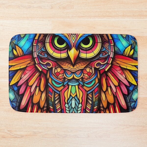 Item preview, Magical Stained Glass Owl Pattern designed and sold by Desfix.