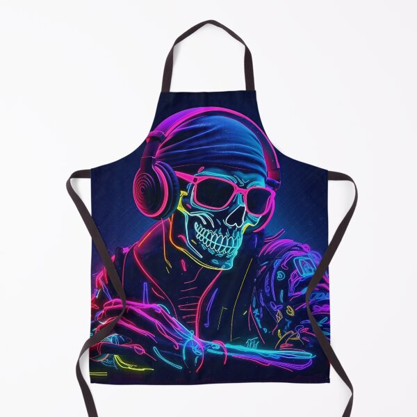 Item preview, Cool Skeleton DJ Wearing Beanie Halloween designed and sold by CoolHippoQuotes.