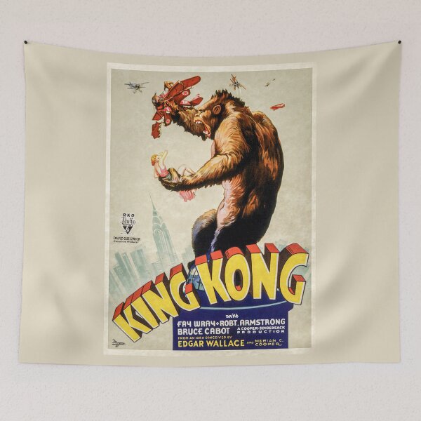 Item preview, King Kong 1933 Movie Poster: Vintage Adventure Art Print of the Legendary Beast designed and sold by PosterForever.