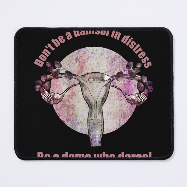 Item preview, Feminism quote motivational and floral uterus, Floral uterus with leaves, symbol Feminist, femminism, uteruses, girl, woman designed and sold by Collagedream.