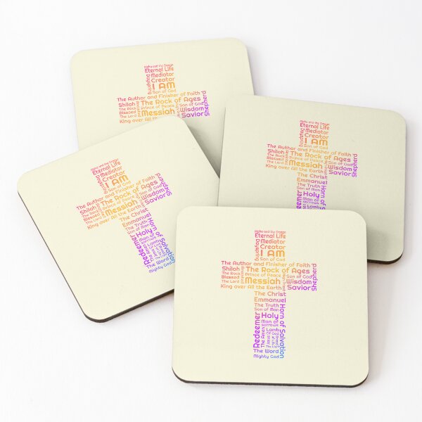 Item preview, Rainbow Cross with Titles of Jesus designed and sold by Alondra.
