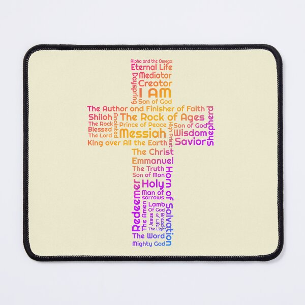 Item preview, Rainbow Cross with Titles of Jesus designed and sold by Alondra.