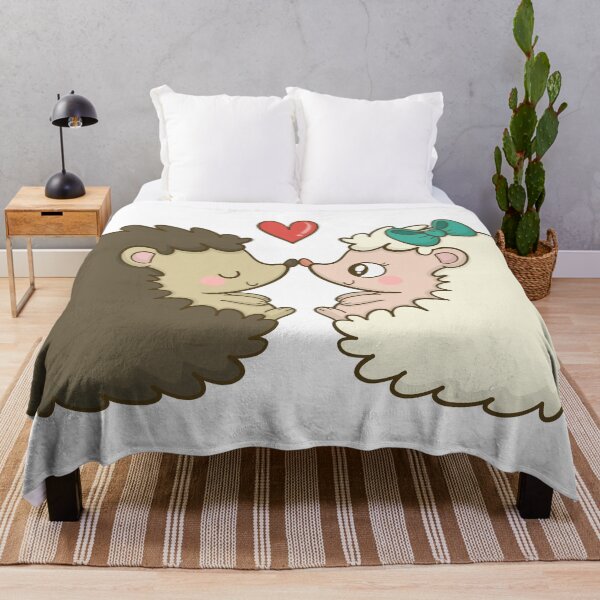 Item preview, Valentine's day animal couple hedgehog designed and sold by SceneryStudio.