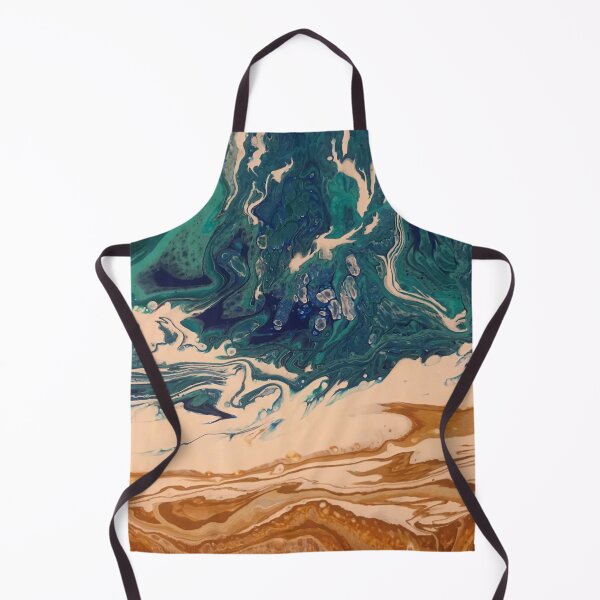 Item preview, BEACHY PAINT POUR designed and sold by BridgetBresser.