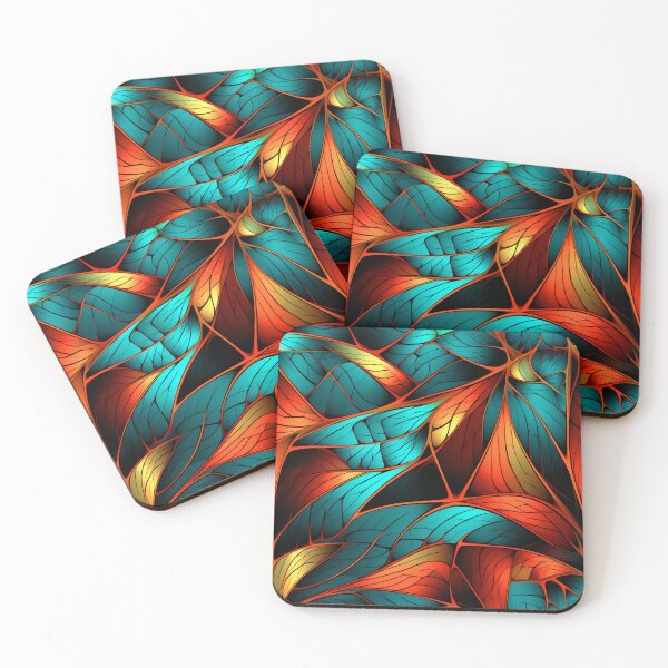 Item preview, Fractal Abstract Leaves designed and sold by raviolli000.
