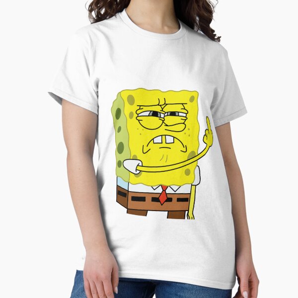 Item preview, Spongebob Meme Middle Finger designed and sold by Things by Rae.
