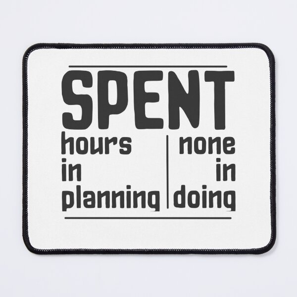 Item preview, Spent hours planning none in doing sticker by DozyJov  designed and sold by DozyJov.