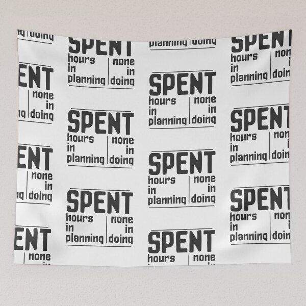 Item preview, Spent hours planning none in doing sticker by DozyJov  designed and sold by DozyJov.