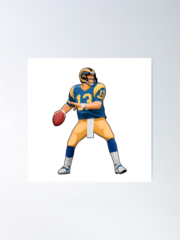 Kurt Warner #13 Drop Back Legends Poster for Sale by