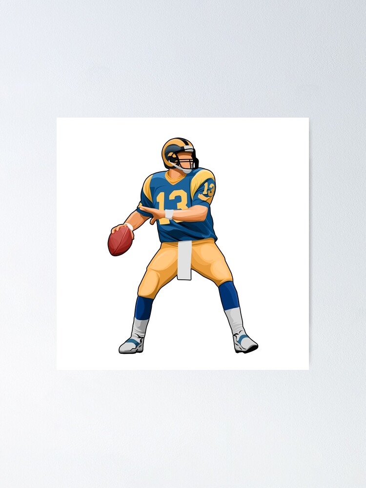 Custom Cheap Rams Eric Dickerson Cooper Kupp Throwback Football