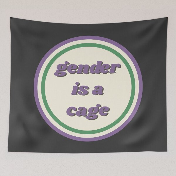 Item preview, Gender is a Cage designed and sold by LoveLittleRobin.