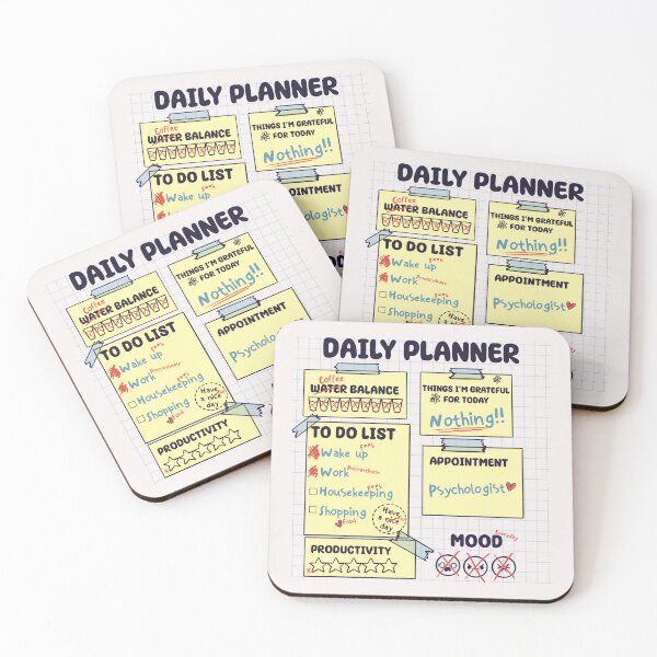 Item preview, Daily planner designed and sold by Freecheese.