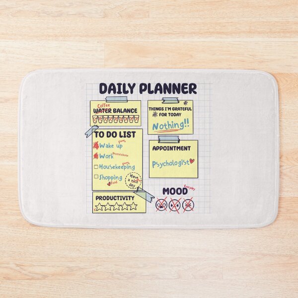 Item preview, Daily planner designed and sold by Freecheese.