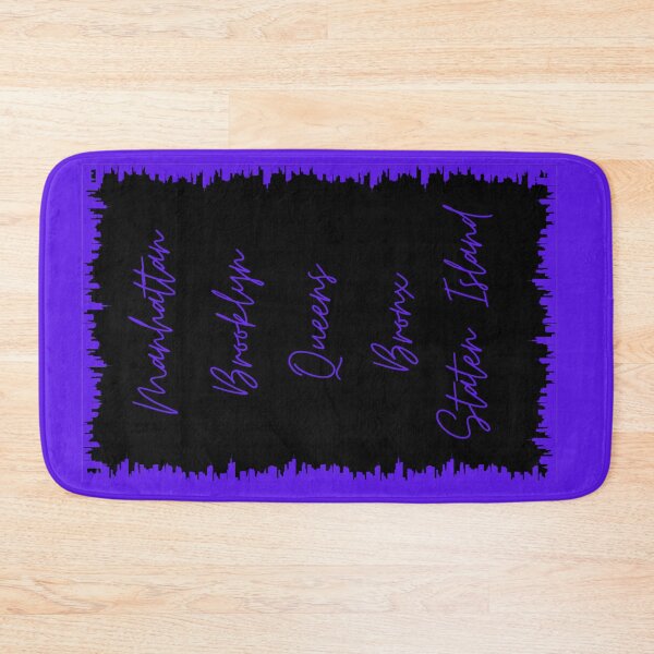 Item preview, NYC Skyline Aesthetic With 5 Boroughs - Violet designed and sold by PunjabanJatti.