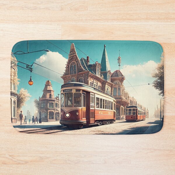Item preview, Old tram with a retro look designed and sold by Pflugart.
