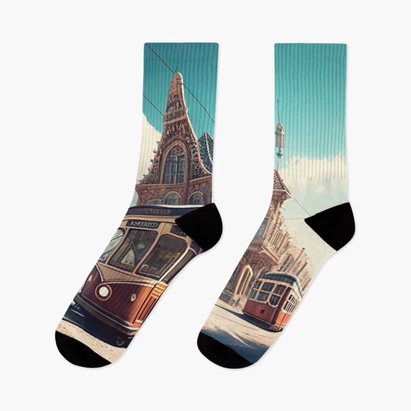 Item preview, Old tram with a retro look designed and sold by Pflugart.