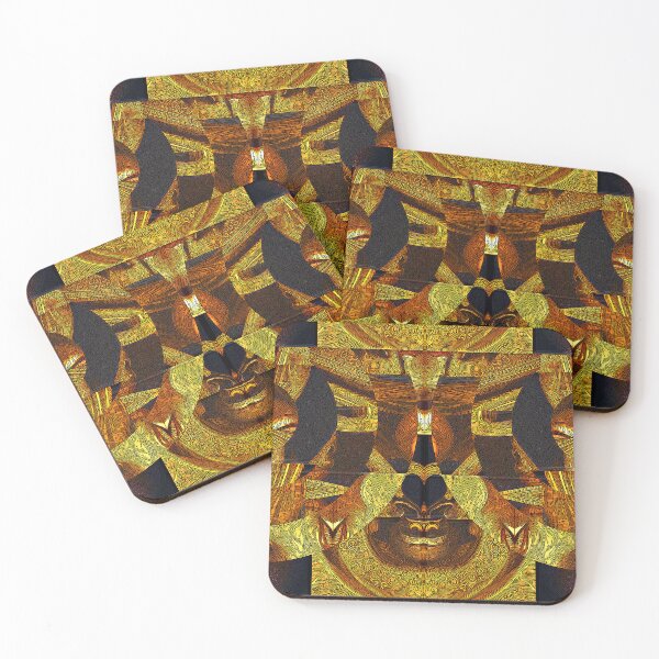 Item preview,  Incomparable Abstract patchwork illustration of a black woman's face inspired by traditional African art from the Ashanti culture - Great Gift for Ashanti Culture Lover designed and sold by Ralek.