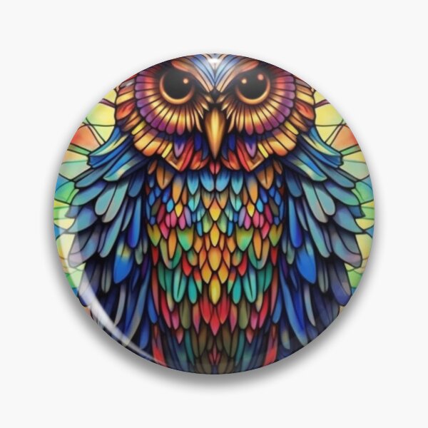 Item preview, Magical Stained Glass Owl Pattern designed and sold by Desfix.