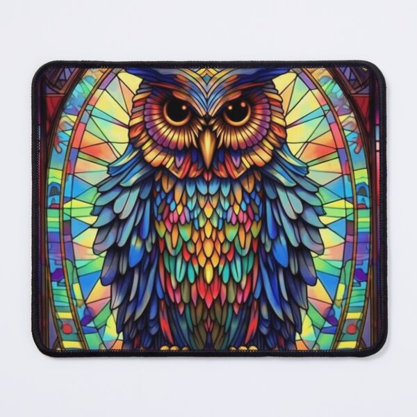 Item preview, Magical Stained Glass Owl Pattern designed and sold by Desfix.