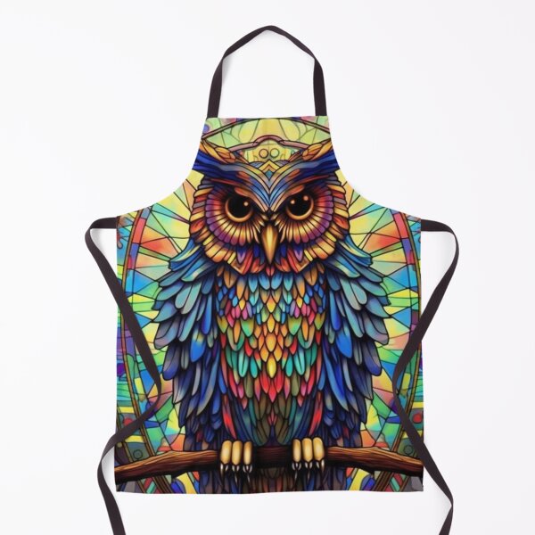 Item preview, Magical Stained Glass Owl Pattern designed and sold by Desfix.