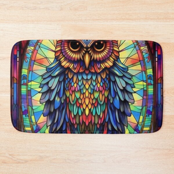 Item preview, Magical Stained Glass Owl Pattern designed and sold by Desfix.