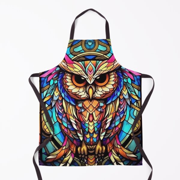 Item preview, Magical Stained Glass Owl Pattern designed and sold by Desfix.