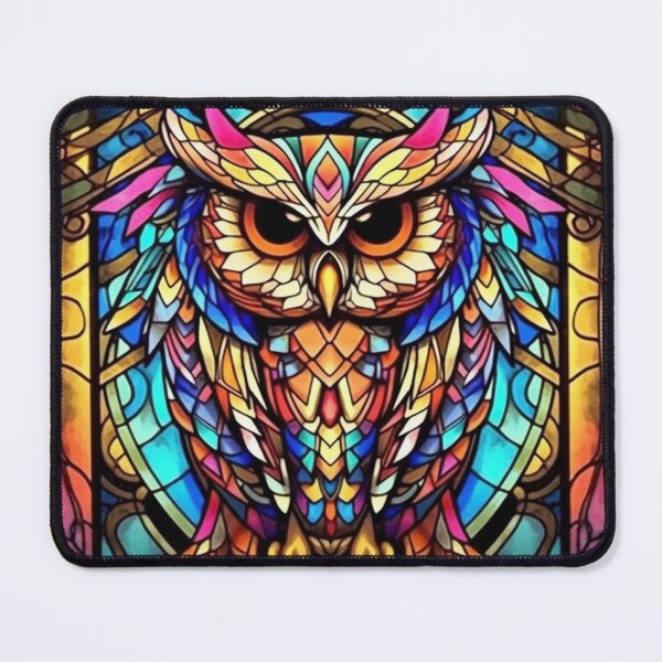 Item preview, Magical Stained Glass Owl Pattern designed and sold by Desfix.