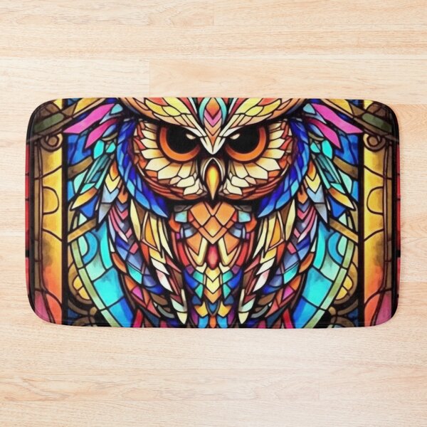 Item preview, Magical Stained Glass Owl Pattern designed and sold by Desfix.