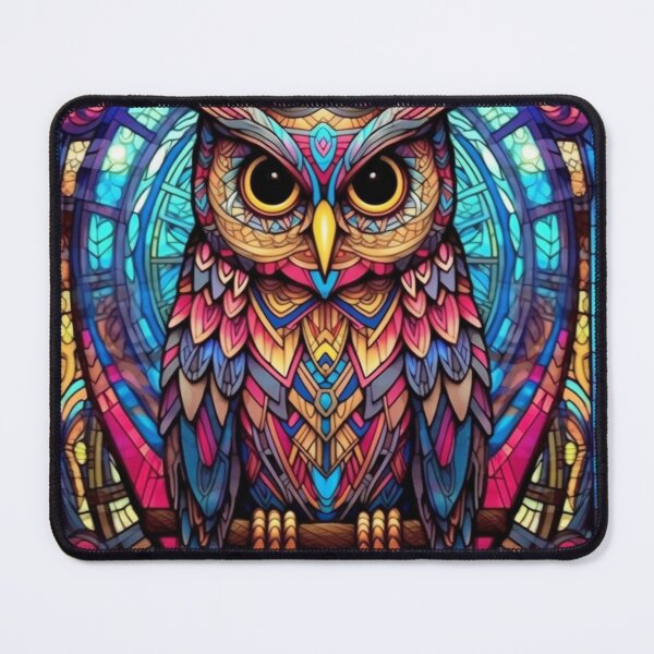 Item preview, Magical Stained Glass Owl Pattern designed and sold by Desfix.
