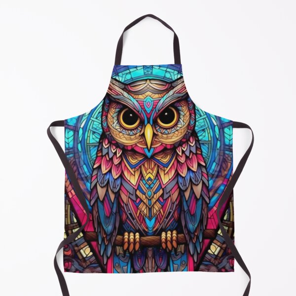 Item preview, Magical Stained Glass Owl Pattern designed and sold by Desfix.