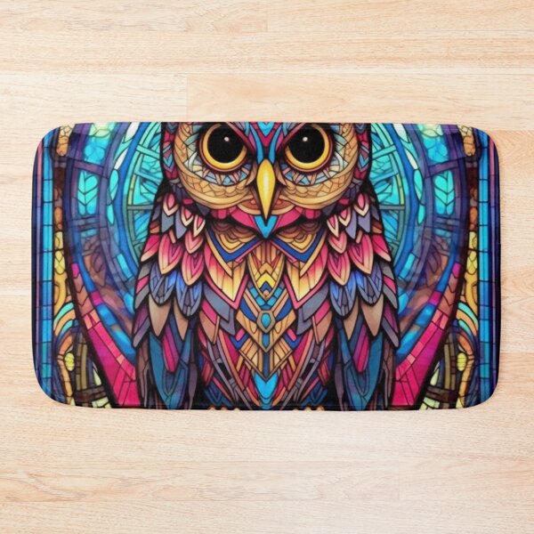 Item preview, Magical Stained Glass Owl Pattern designed and sold by Desfix.