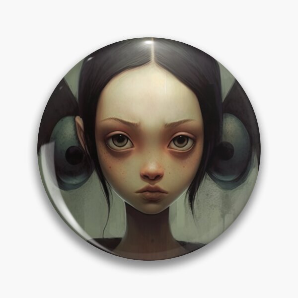Item preview, Surreal Gothic Girl Portrait designed and sold by NBazilenco.