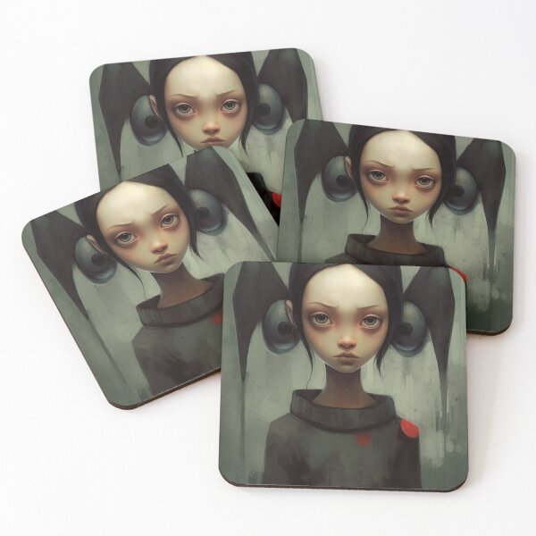 Item preview, Surreal Gothic Girl Portrait designed and sold by NBazilenco.
