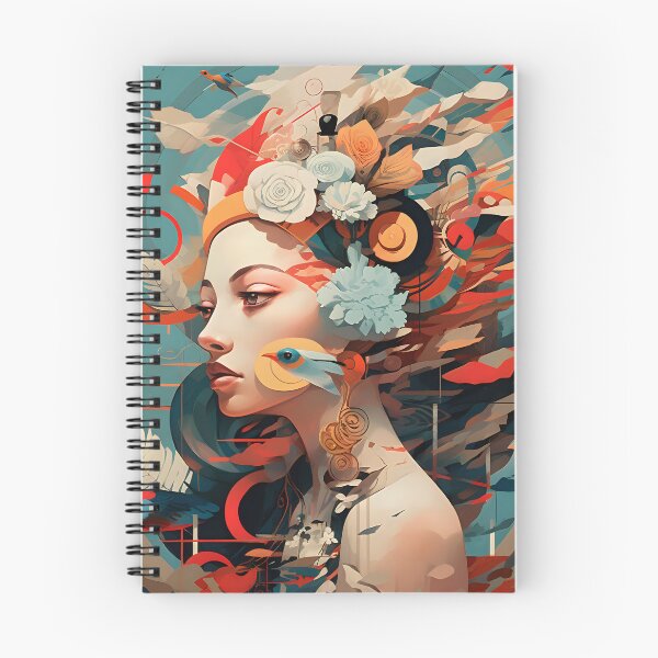 Item preview, Artistic Harmony: The Fusion of Styles in a Female Portrait designed and sold by InsaneLEDP.