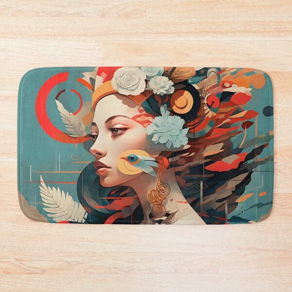 Item preview, Artistic Harmony: The Fusion of Styles in a Female Portrait designed and sold by InsaneLEDP.