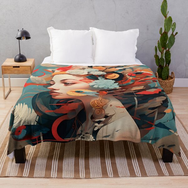Item preview, Artistic Harmony: The Fusion of Styles in a Female Portrait designed and sold by InsaneLEDP.