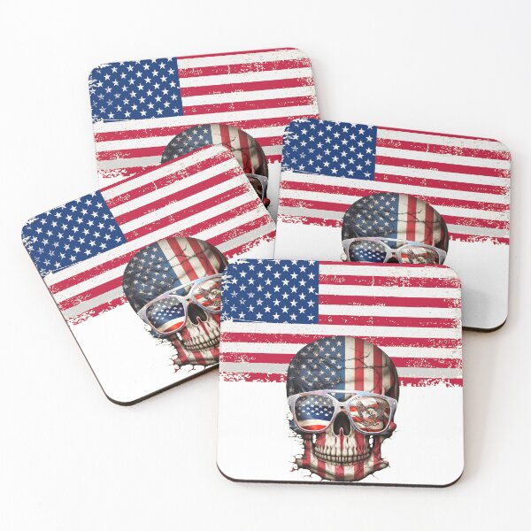 Item preview, American Skull ( FLAG EDITION ) designed and sold by Scyzor.