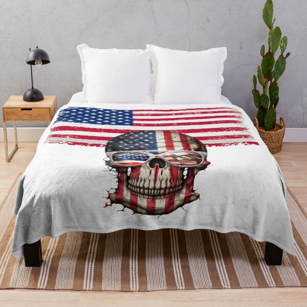 Item preview, American Skull ( FLAG EDITION ) designed and sold by Scyzor.