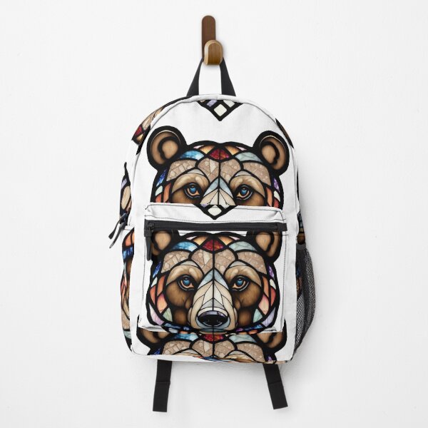 Item preview, Stained Glass Bear Head No Background designed and sold by DBSR-LLC.