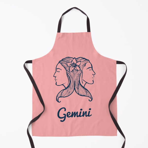 Item preview, Gemini Zodiac Horoscope Two Women Faces with Flower Sign and Name designed and sold by activlifewear.